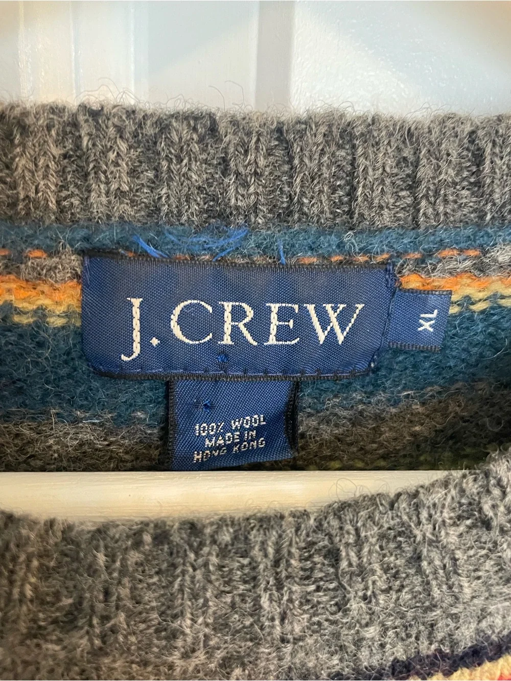 J Crew Striped Wool Sweater